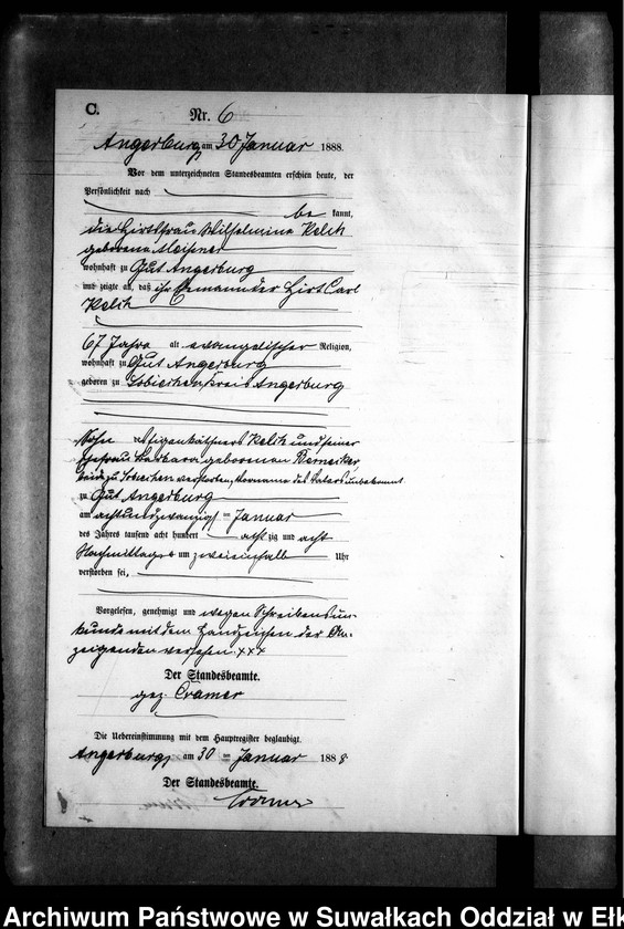 image.from.unit.number "Sterbe-Neben-Register des Preussischen Standes-Amtes Kehlen Kreis Angerburg"