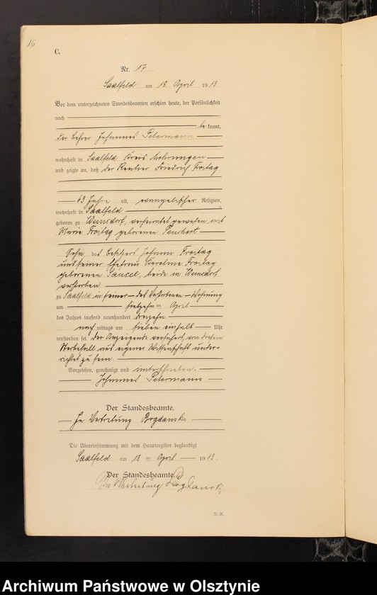 image.from.unit.number "Sterbe-Neben-Register Nr 1 - 50"