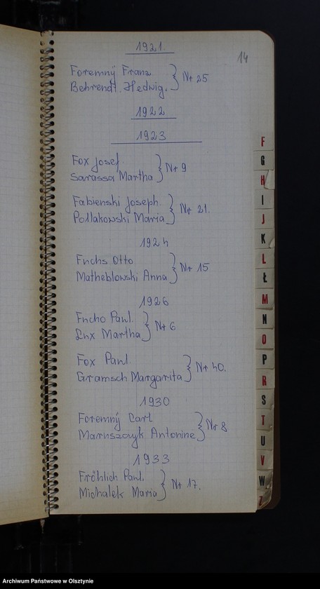 image.from.unit.number "Alphabetisches Namenverzeichnis zum Heiratsbuch"