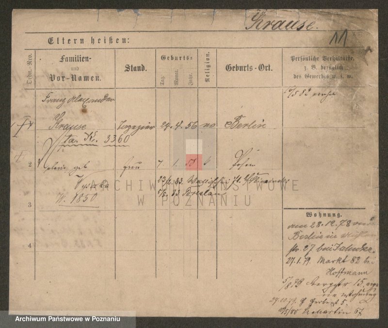 Obraz 11 z jednostki "Krause (żonaci i wdowy)"