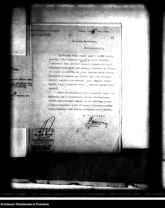 Obraz 18 z jednostki "Stawiska B 5 i 6 powiatu mogileńskiego /osada parcelacyjna/"