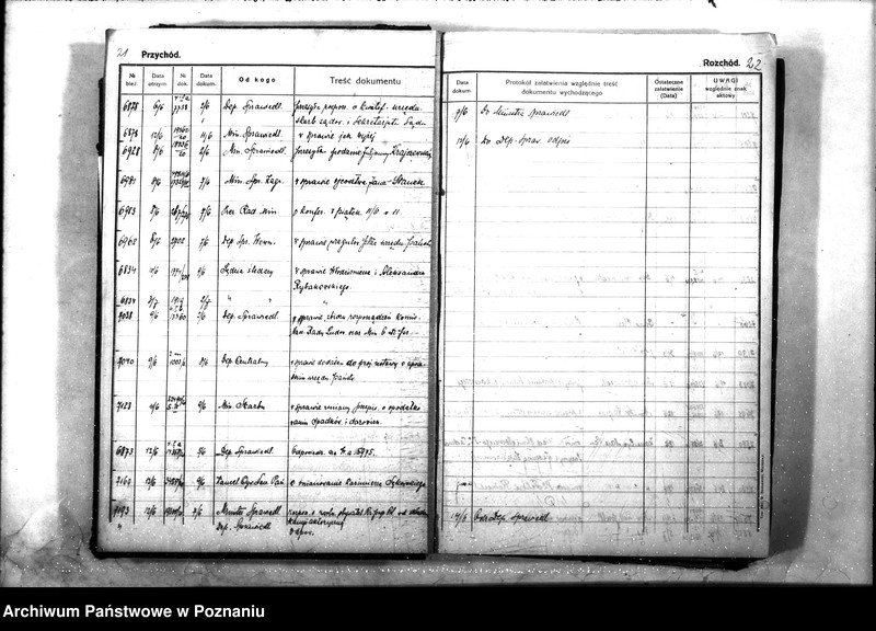 Obraz 15 z jednostki "[Dziennik podawczy] rok 1920 - L.dz."