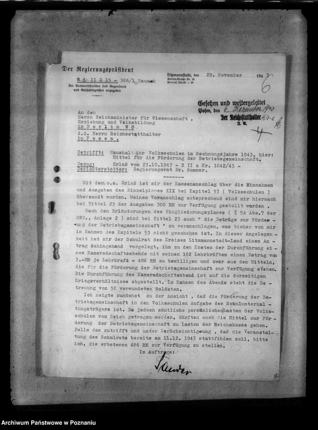 Obraz 10 z jednostki "Haushaltmittel für Volksschulen. Förderschulen, zur Förderung des Unterrichts für Blinde und Gehörlose"