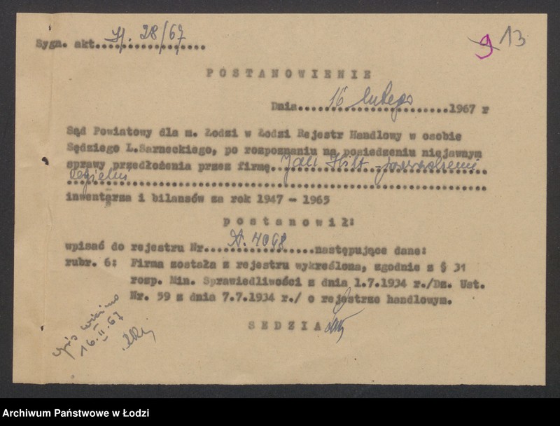 Obraz 15 z jednostki "Jan Hilt- prowadzenie cegielni"