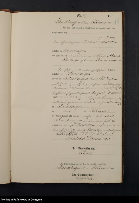 image.from.unit.number "Sterbe-Neben-Register Nr 1 - 73"