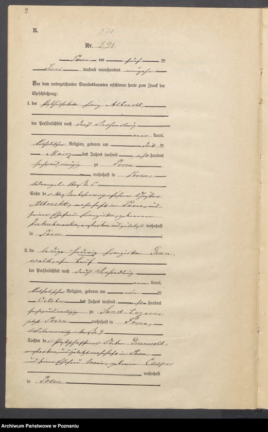 image.from.unit.number "Księga miejscowa małżeństw tom III [Rejestr główny małżeństw]"