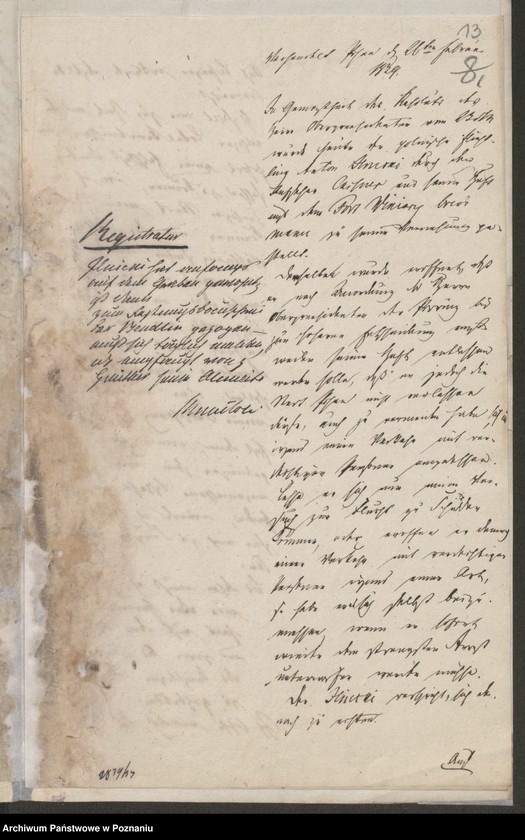 Obraz 17 z jednostki "A. betr. Anton von Ilnicki alias Rogaczewski"