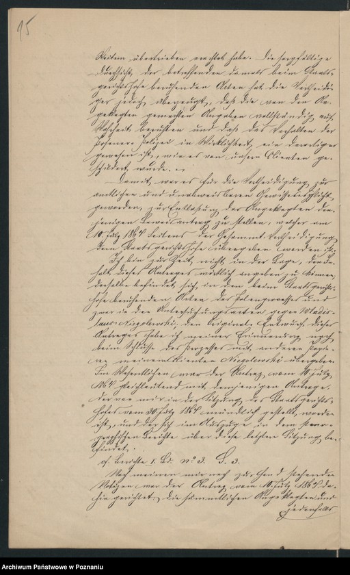 Obraz 18 z jednostki "Klage der Posener Polizeibeamten gegen den Rechtsanwalt Elven in Köln wegen Beamtenbeleidigung im Działyński - Prozess"