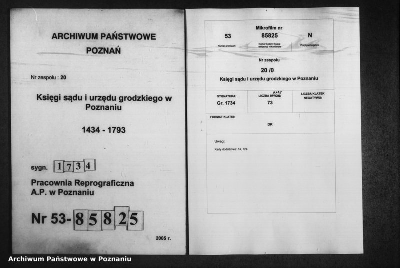 Obraz 1 z jednostki "Decreta officii [protocollon]"