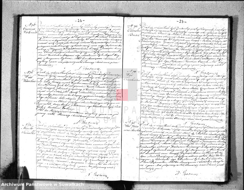 image.from.unit.number "Duplikat Akt Cywilnych Urodzeń, Zaślubień i Zeyść Parafij Ewangelickiey Suwałki pro 1844"