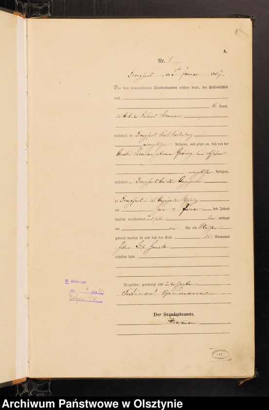 image.from.unit.number "Geburts-Haupt-Register Nr 1 - 138"