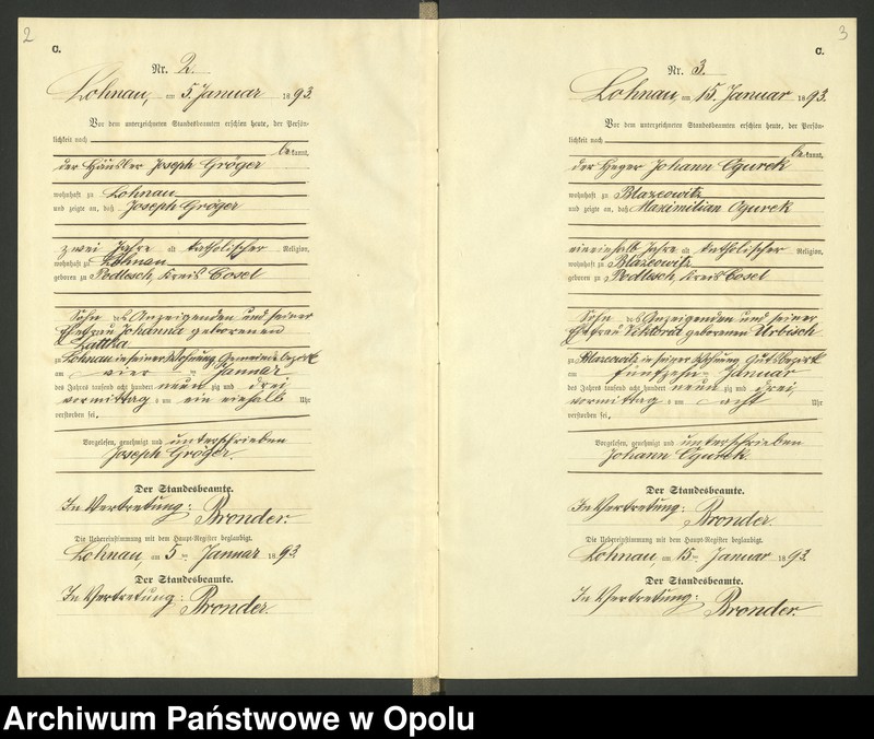 image.from.unit.number "Urząd Stanu Cywilnego Łany Księga zgonów rok 1893"