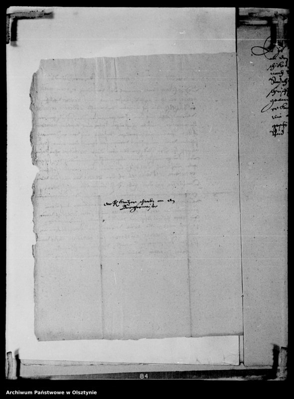 image.from.unit.number "Klage der sämtliche Gebrüder von Kreuzen, Erbherren auf Deutsch Eylau contra hannuss Bunkowski mit Beilagen A und B"