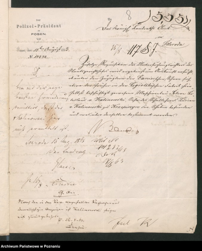 Obraz 15 z jednostki "A. betr. Boleslaus von Kalinowski /Wladislaus, Josef, Thomas/"