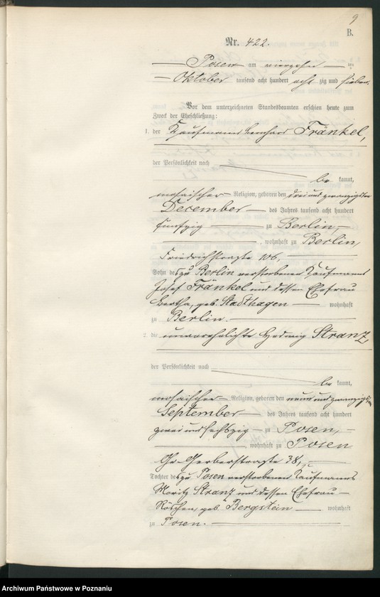 Obraz 12 z jednostki "Księga małżeństw t. III"