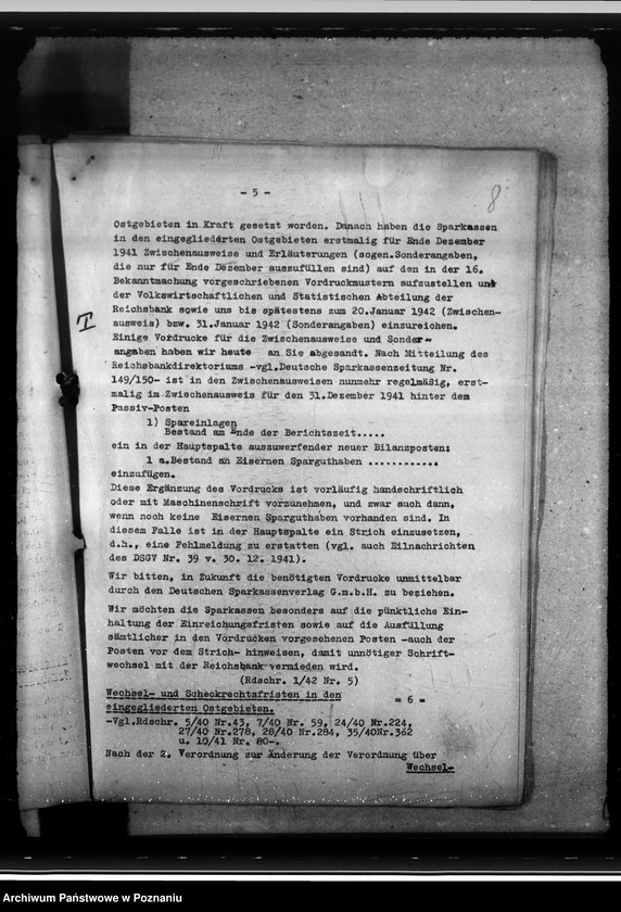 Obraz 12 z jednostki "Rundschreiben der Sparkassen und Giroverbandes Wartheland"