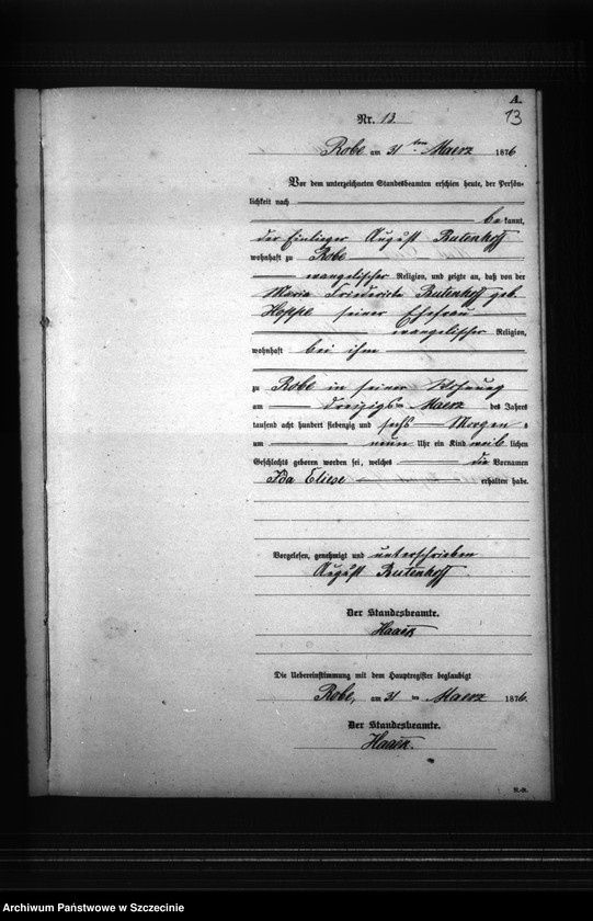 Obraz 16 z jednostki "Geburts-Register (Neben-Register)"