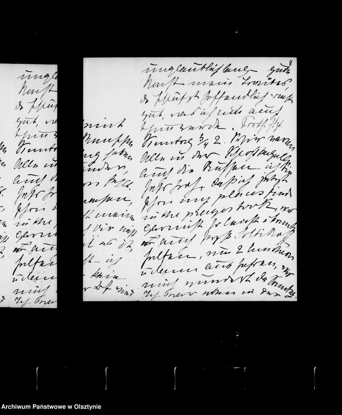 image.from.unit.number "/Fragment eines Reisenbriefes der Annie Lehndorff aus Lady Bath