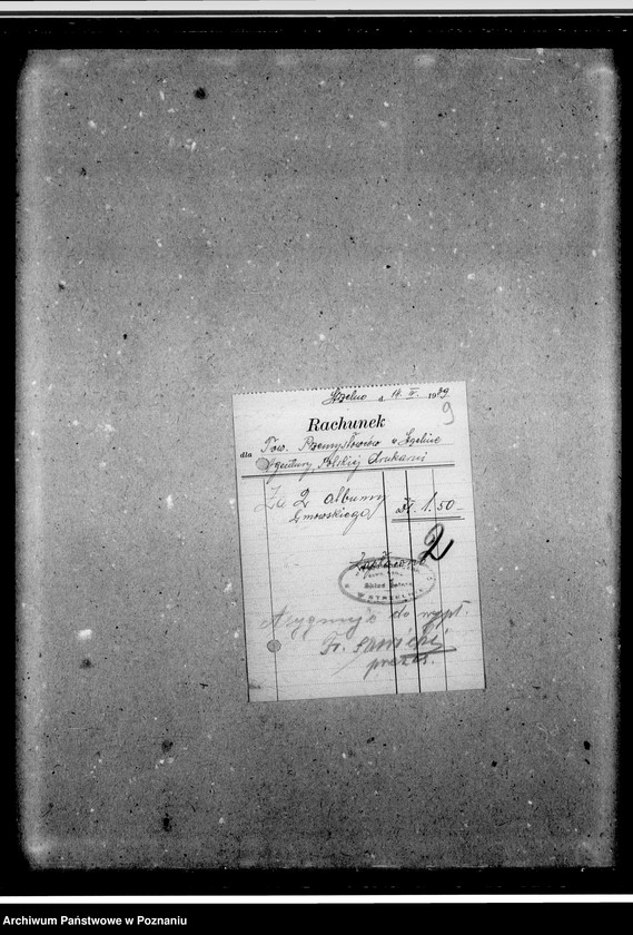 Obraz 13 z jednostki "Lista składek członkowskich Towarzystwa Przemysłowców w Strzelnie. Rachunki, pokwitowania"