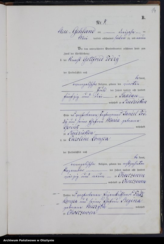 image.from.unit.number "Heiraths-Haupt-Register Nr 1 - 13"
