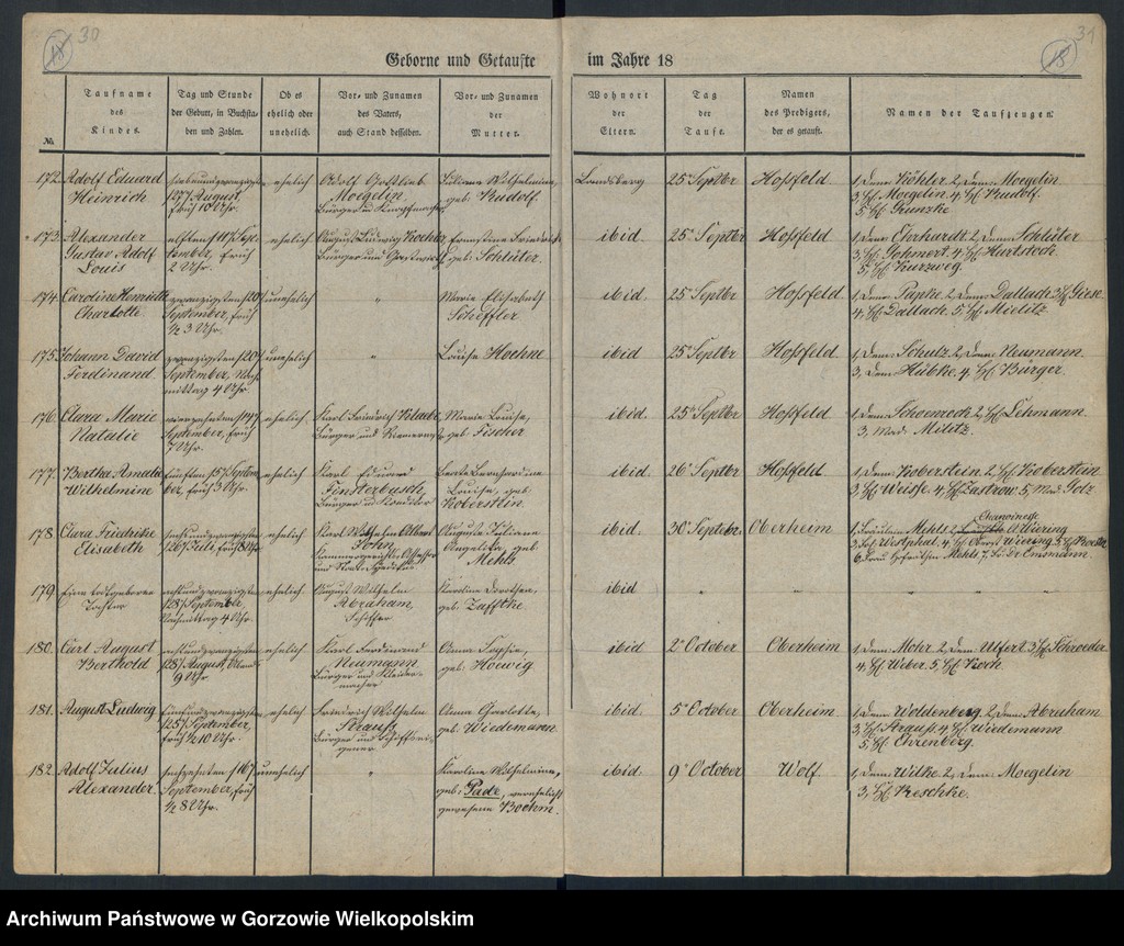 image.from.unit.number "Duplikate der Kirchenbücher der Parochie der Hauptkirche zu Landsberg an der Warthe (zawiera także księgę zgonów Konkordien Kirche z 1842 r.)"