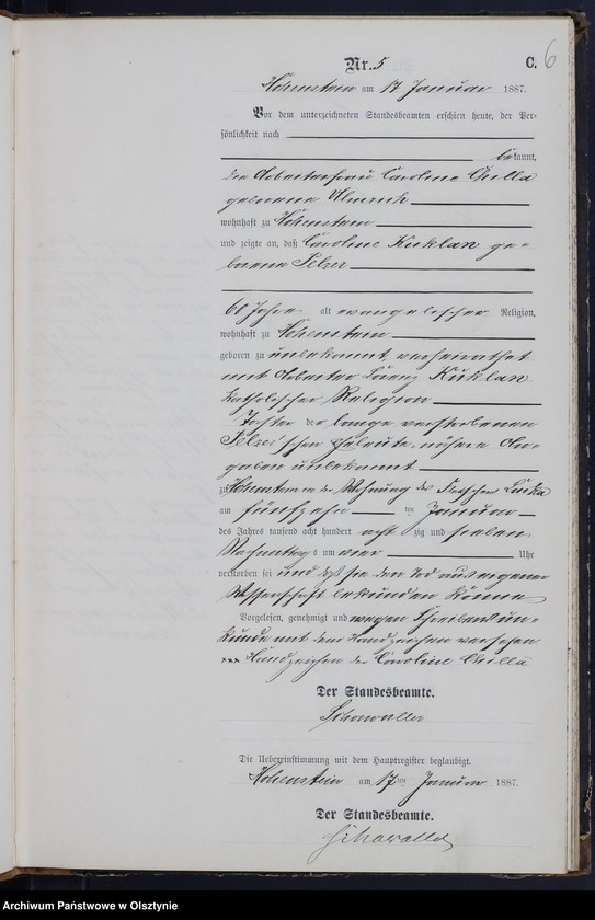 image.from.unit.number "Sterbe-Neben-Register Nr 1 - 76"