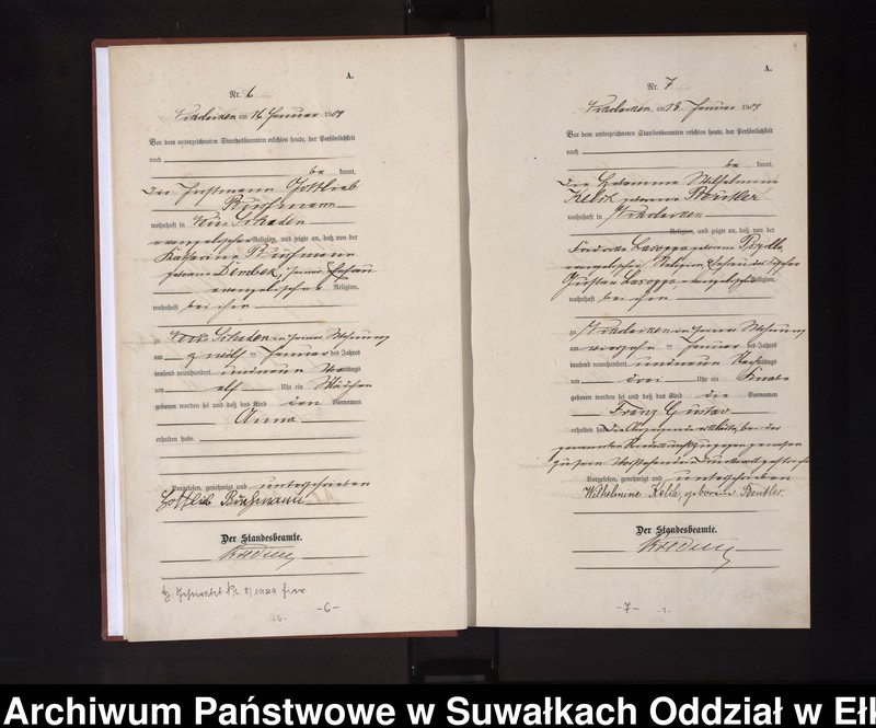 image.from.unit.number "Geburts-Haupt-Register des Königlichen Preussischen Standes-Amtes Nikolaiken Kreis Sensburg"