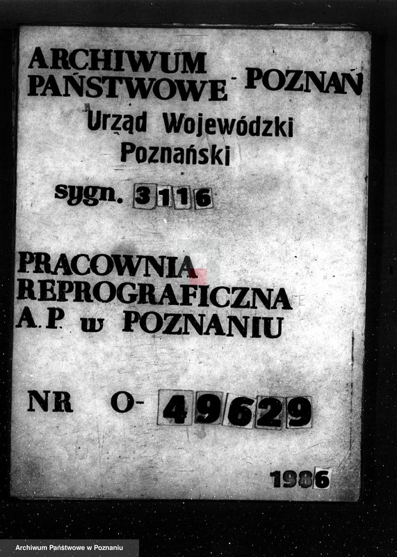 Obraz 1 z jednostki "Tymczasowy rejestr pomiarowy majątku Słębowo powiatu żnińskiego"