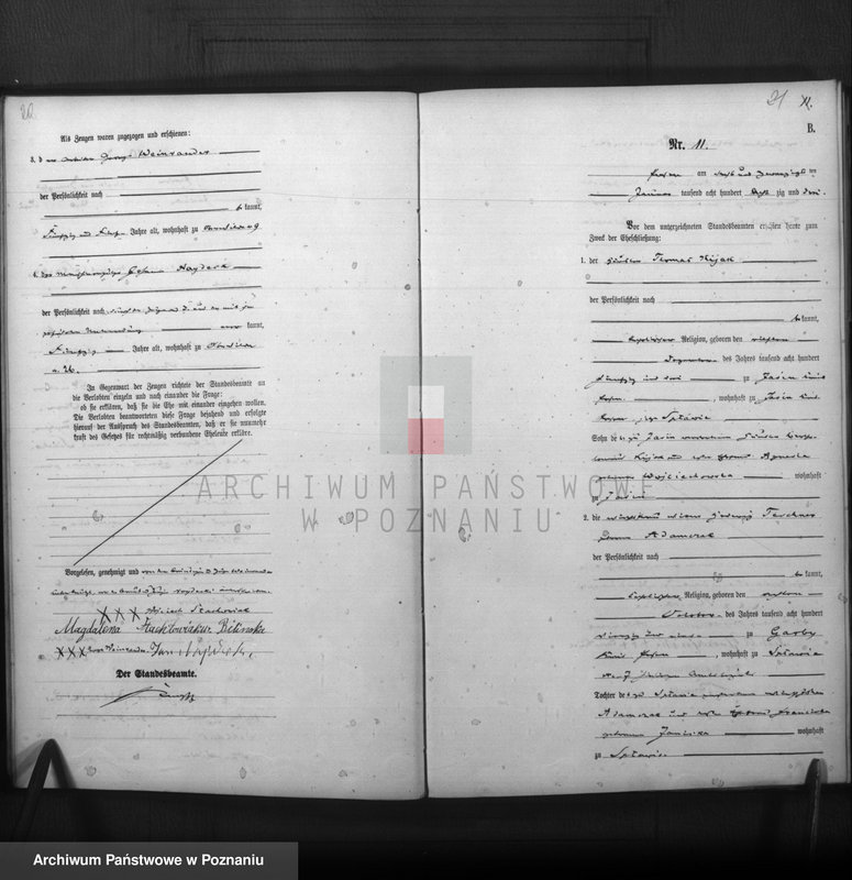 Obraz 12 z jednostki "Księga małżeństw"