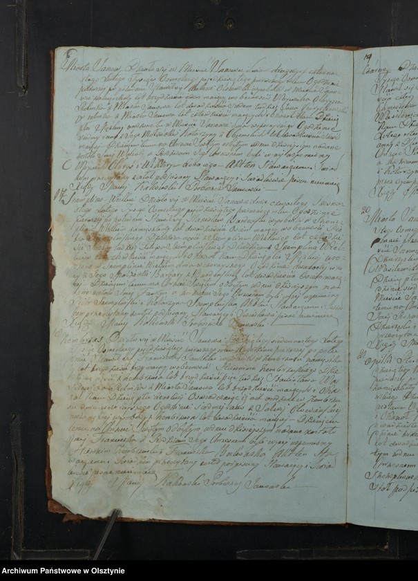 image.from.unit.number "Akta Urodzenia, Małżeństw, Zeyścia Parafii Janowo Powiatu Przasnyskiego Gubernij Płockiej z Roku 1851"