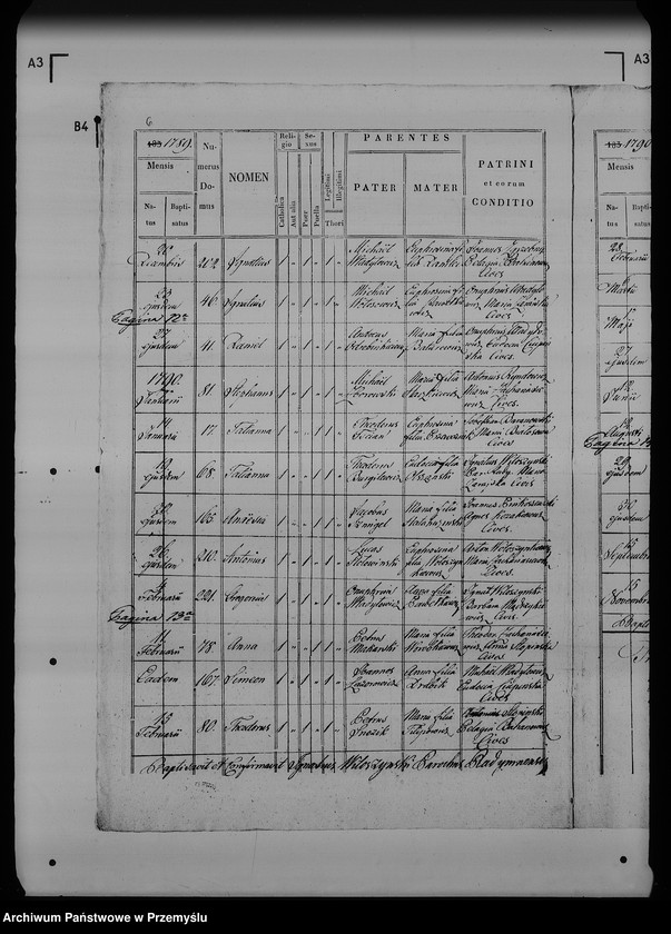 image.from.unit.number "[Kopie ksiąg metrykalnych parafii Radymno z filią Skołoszów (dekanat Radymno)]"