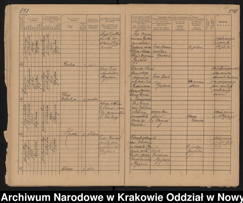 image.from.unit.number "[Księgi stanu cywilnego - urodzenia, małżeństwa, zgony]"