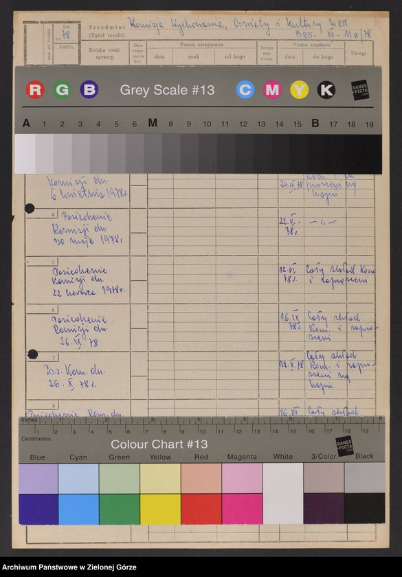 image.from.unit.number "Protokóły z posiedzeń Komisji Wychowania, Oświaty i Kultury Wojewódzkiej Rady Narodowej w Zielonej Górze; Nr 11 - 18"