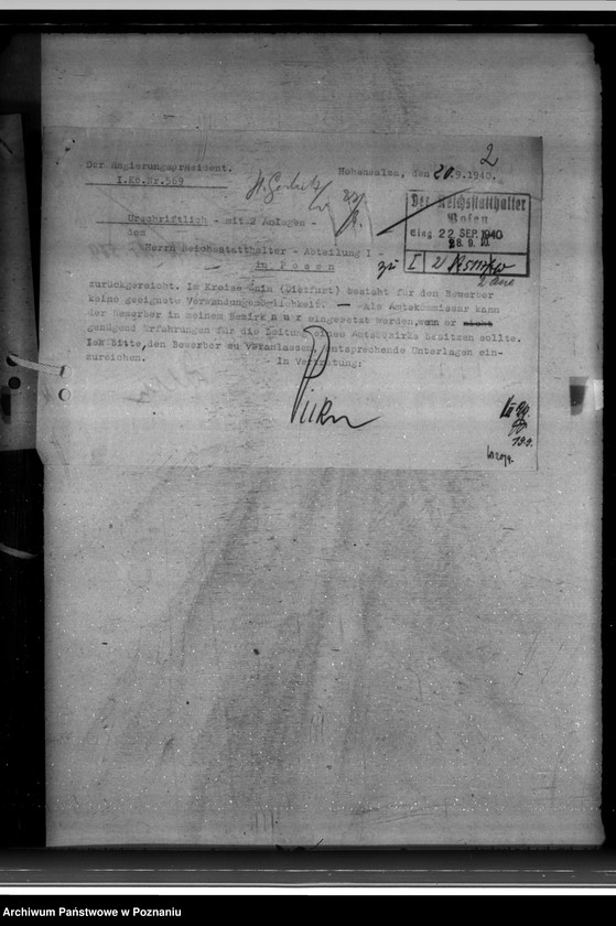 Obraz 6 z jednostki "Bewerbungen um Kinsatz im staatlichen und kommunalen Dienst"