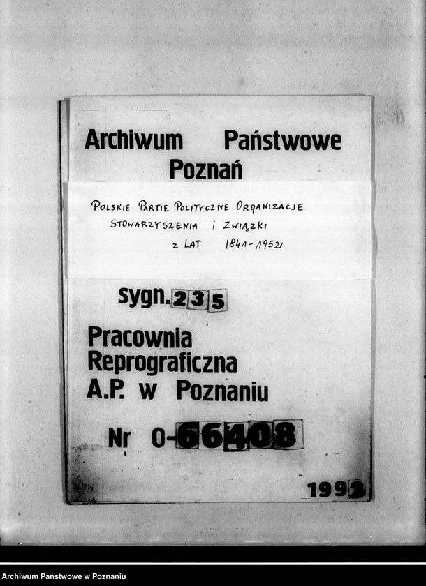 Obraz 1 z jednostki "Sprawozdania, okólniki, korespondencja"