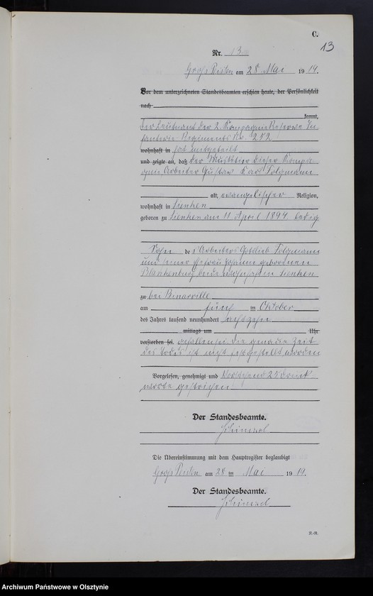 image.from.unit.number "Sterbe-Neben-Register Nr 1 - 21 [ Księga zgonów - wtóropis ]"
