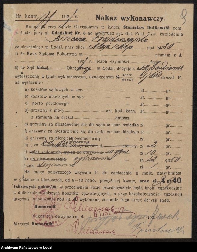 Obraz 11 z jednostki "Binem Frajdenrajch- sprzedaż skór"