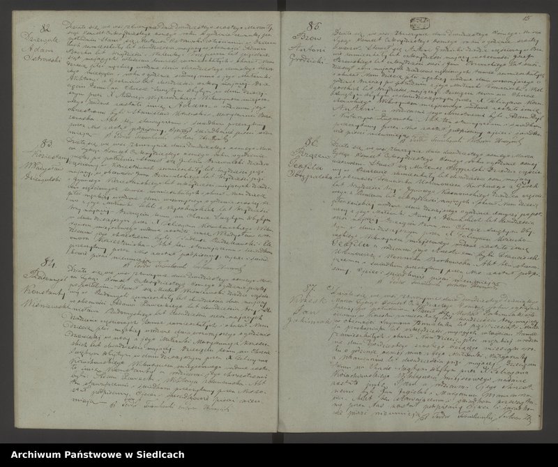 Obraz 18 z jednostki "Akta urodzin, małżeństw, zgonów"