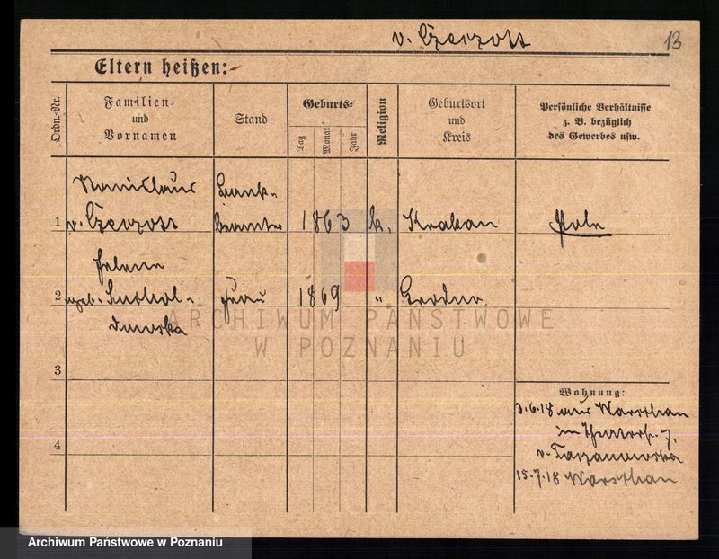 Obraz 15 z jednostki "Czeczewski - Czernielewski"