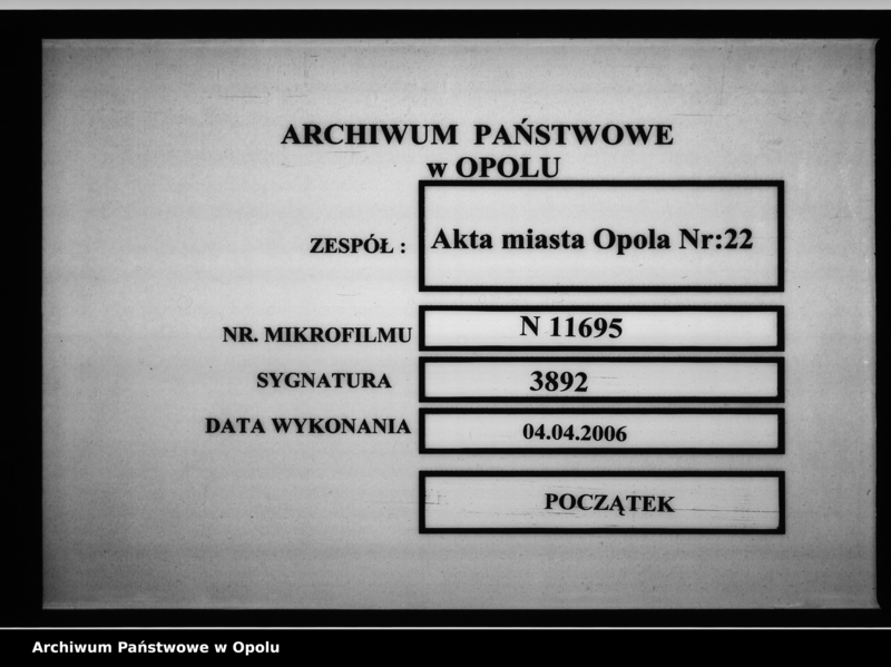 Obraz 1 z jednostki "Acta des Magistrats zu Oppeln betreffend Domesticalzinss"