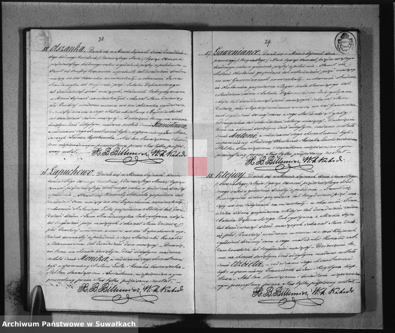 image.from.unit.number "Duplikat urodzonych, zaślubionych i umarłych parafii sejneńskiej w roku 1857"