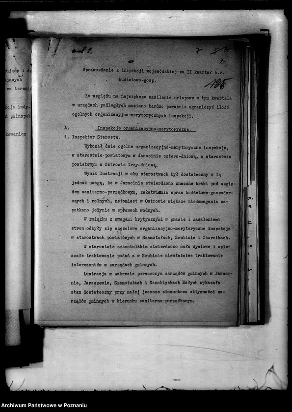 Obraz 11 z jednostki "Konferencje naczelników wydziałów protokoły zebrań periodycznych naczelników władz i urzędów niezespolonych/"