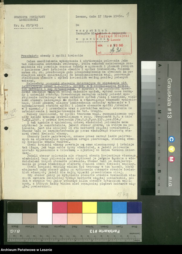 Obraz 3 z jednostki "[Obwody i spółki łowieckie]"