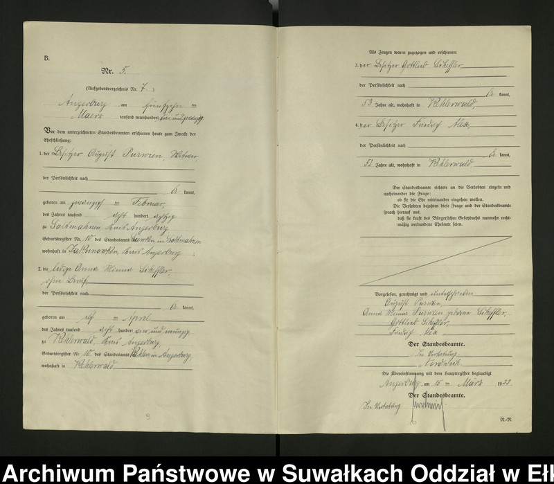 image.from.unit.number "[Heirats - Register (Neben - Register) Standesamt Angerburg einschl. der Bezirke, Gr. Strengeln, Prinowen und Kehlen Kreis Angerburg]"