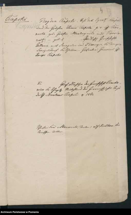 Obraz 7 z jednostki "A. betr. die Familie Czapski"