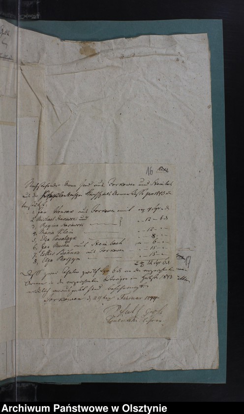 image.from.unit.number "Armen Kassen Rechnung des Kirchspiels Kruklanken"