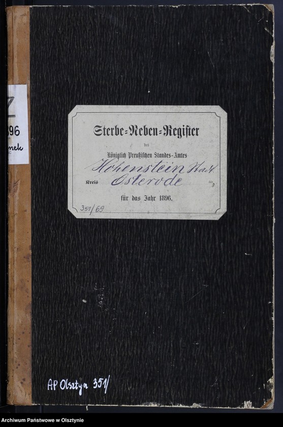 image.from.unit.number "Sterbe-Neben-Register Nr 1 - 72"