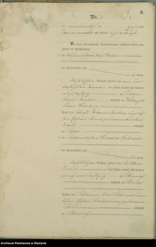 image.from.unit.number "Heiraths-Haupt-Register Nr 1 - 13"