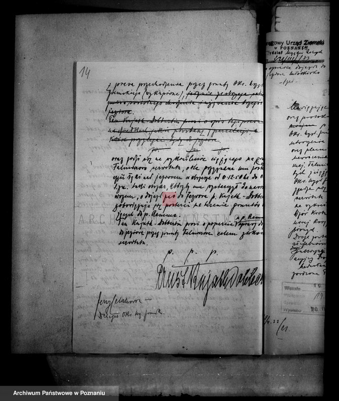 Obraz 18 z jednostki "Przymusowy wykup majątku Falmierowo powiatu wyrzyskiego"