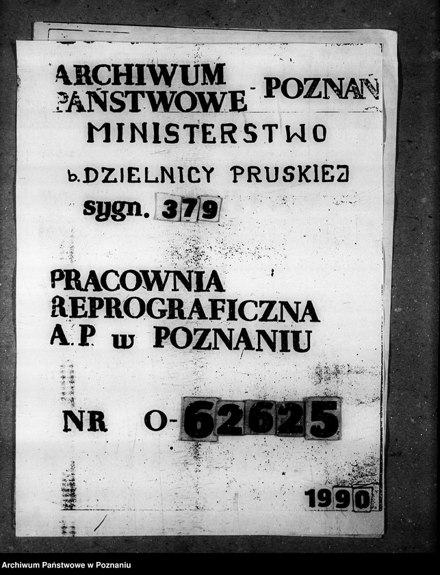 Obraz 1 z jednostki "Sprawy osobowe Departamenu Rolnictwa i Dóbr Państwowych emeryci"